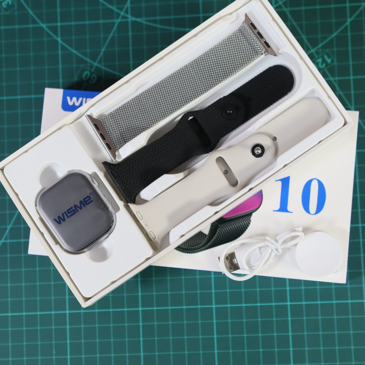 WS-X13 WISME Series 10 Smart Watch With 3 Straps - Image 1