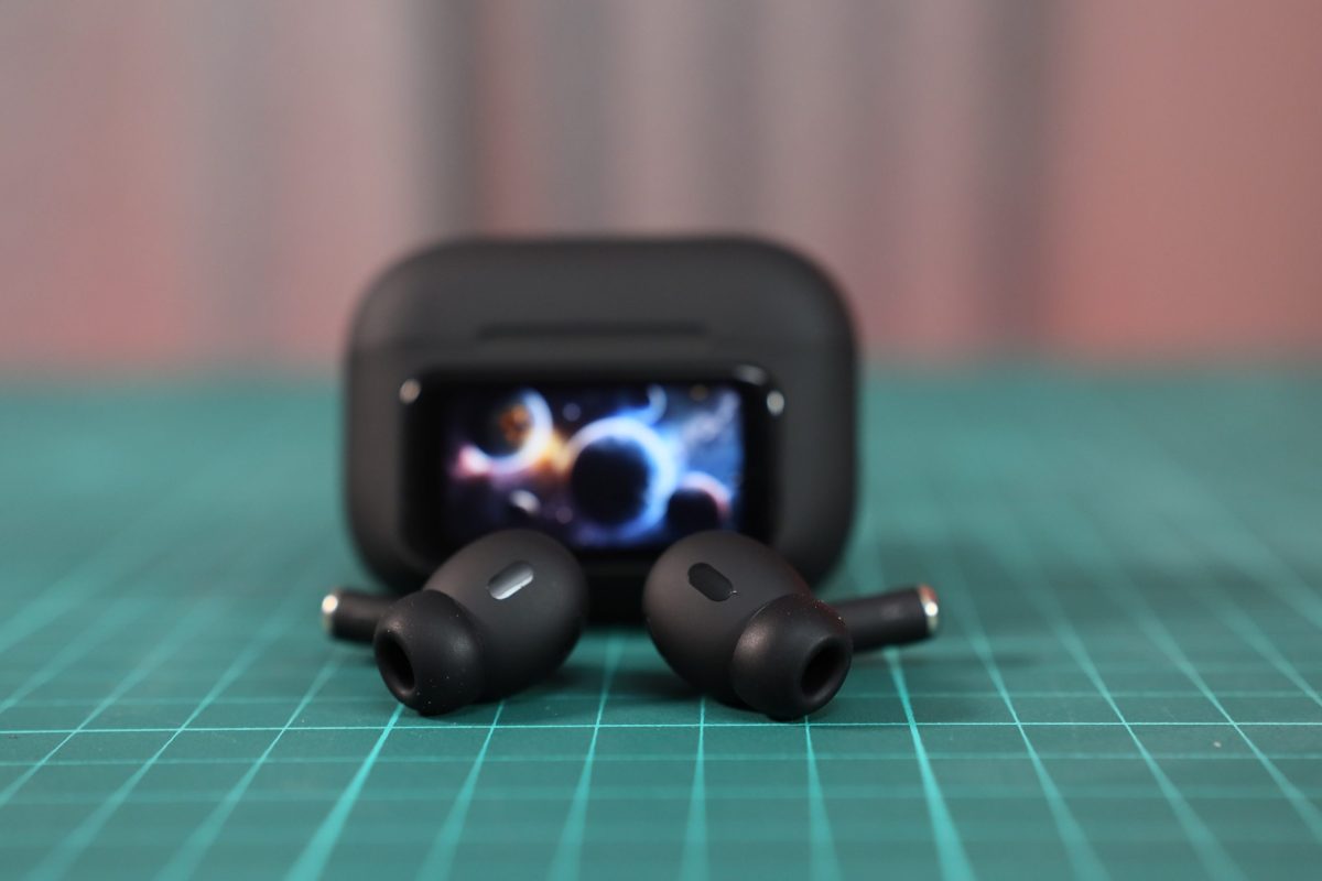 Airpod Pro 2 Generation with Touch Screen Display (Black) - Image 1