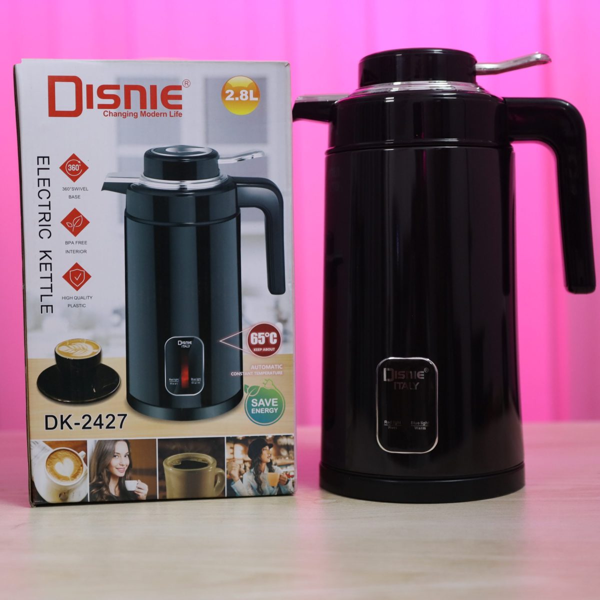 DISNIE DK-2427 ELECTRIC KETTLE 2.8 LTR - Image 1